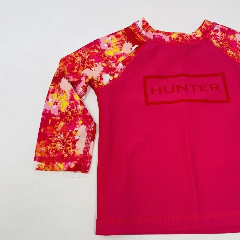 Hunter‎ for Target Baby Girls 18M Long Sleeve Swim Shirt Rash Guard UPF 50+ 756